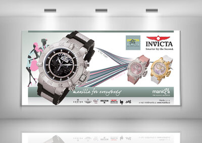 Invicta billboardová kampaň 2009 | AŤÁK DESIGN