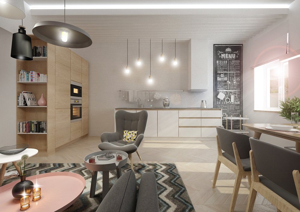 Skandinávská kuchyně trochu jinak | AŤÁK DESIGN