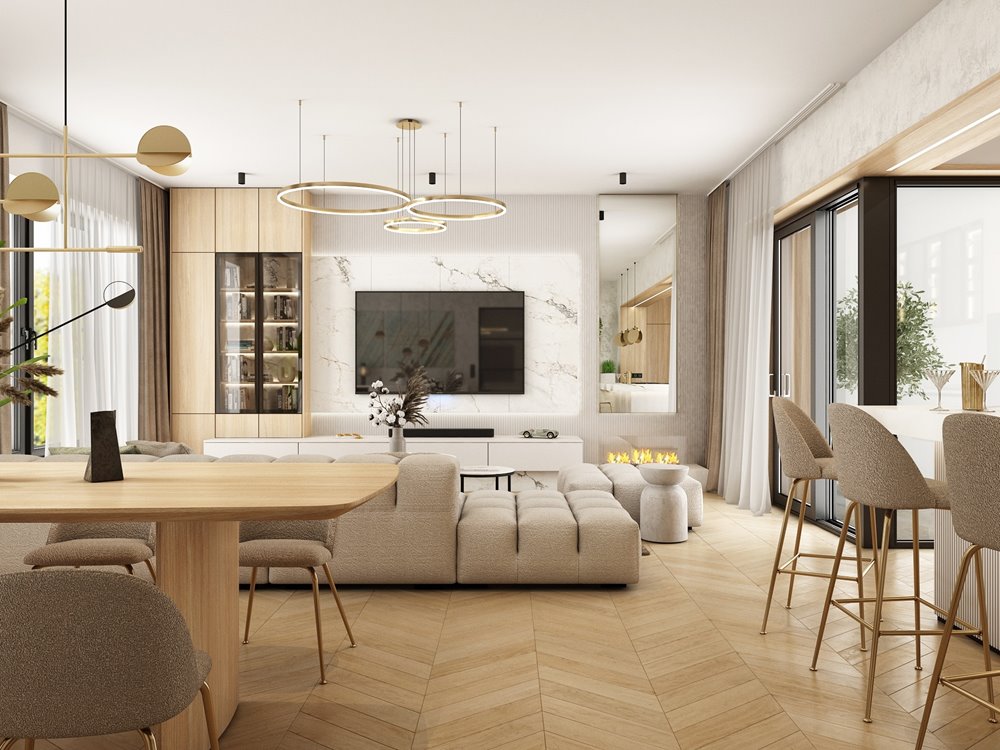 Návrhy obývacích pokojů | AŤÁK DESIGN